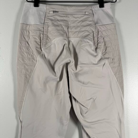 Athleta Womens Ivory Stretch High Rise Pull On Zipper Pockets Skinny Pant Size S - Picture 6 of 11
